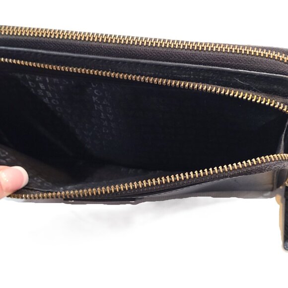 Kate Spade Wallet Zip Around Credit Card Slot Purse Zipper Leather - Picture 5 of 12